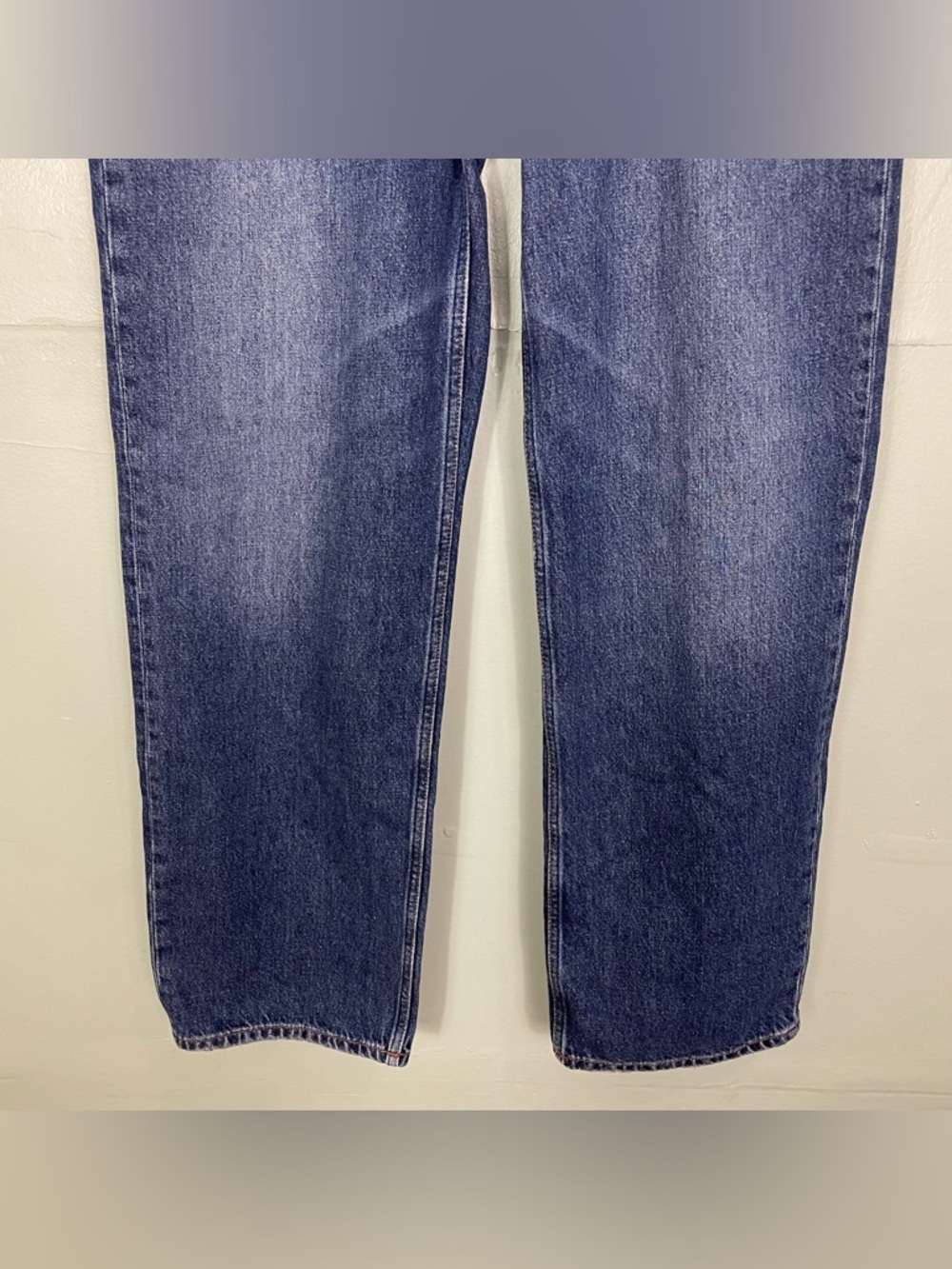 Reformation Charlee Low Rise Straight Leg Jeans Maggiore Blue Women Size 29 - Picture 5 of 12
